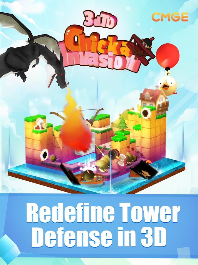 3D TD Chicka Invasion for PC